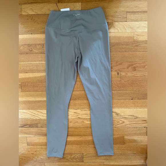 Anine Bing Blake Logo-Print Leggings - Picture 4 of 6